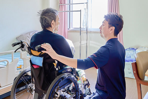 利用者さまと介護士